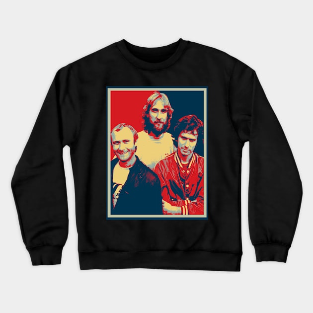 Genesis Glory Band Tees, Elevate Your Style with the Prog-Rock Pioneers' Iconic Aesthetic Crewneck Sweatshirt by Church Green